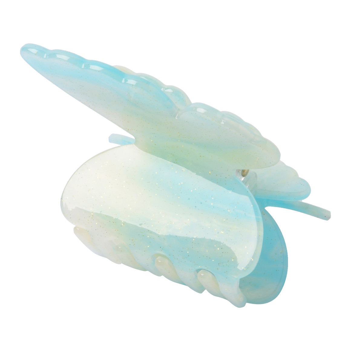 Haarklammer Schmetterling hellblau