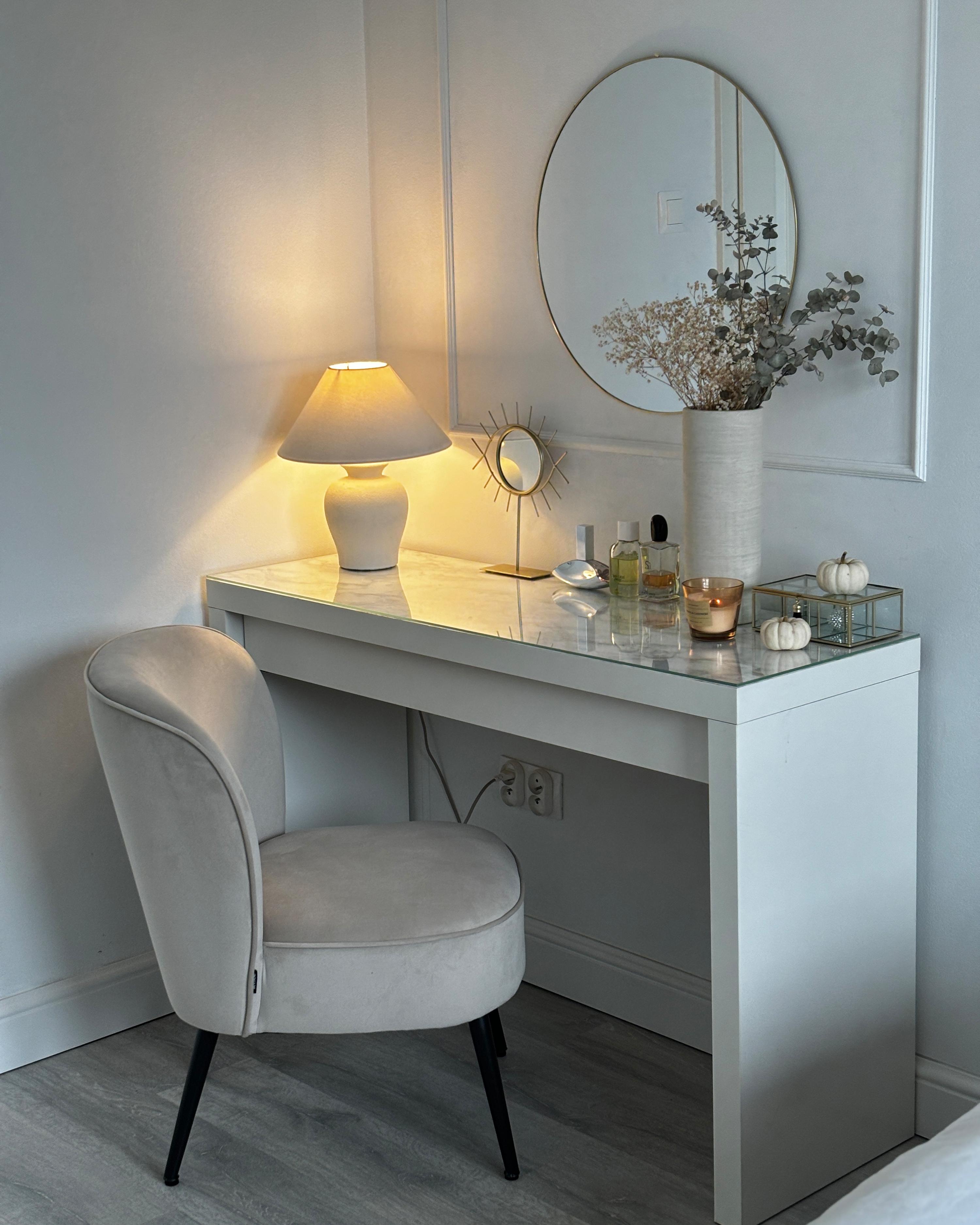 Fauteuil VOSS Fluweel Lichtgrijs