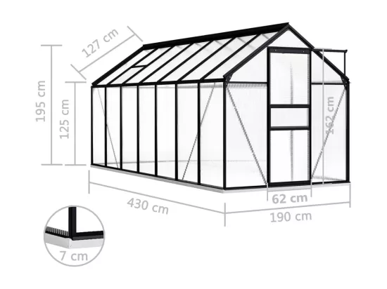 Serre tente abri plante aluminium 190 x 430 x 202 cm 02_0044513