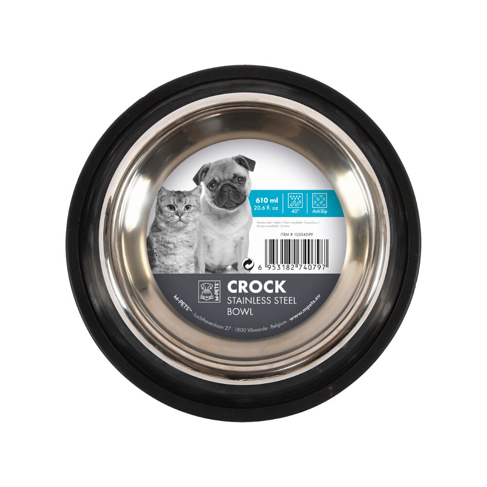 M-Pets Crock Eet- en Drinkbak