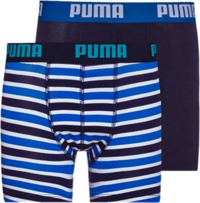 PumaBasic Boxer Stripes 2er - blau