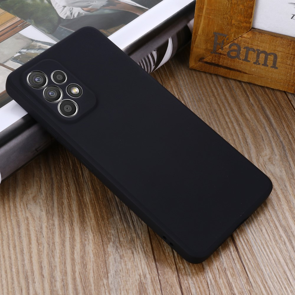 Samsung Galaxy A33 5G Silikon Case Hülle - Schwarz
