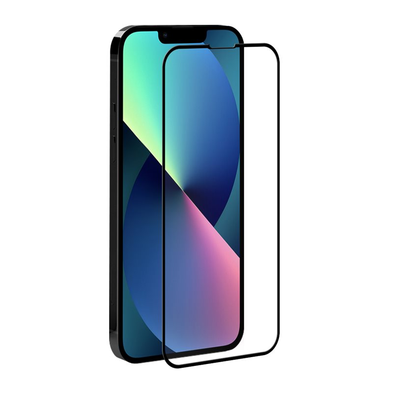 iPhone 14 / iPhone 13 / 13 Pro Mountain Glass Clear Edge Panzerglas 3D Displayschutz Case Friendly (EGSP00781)