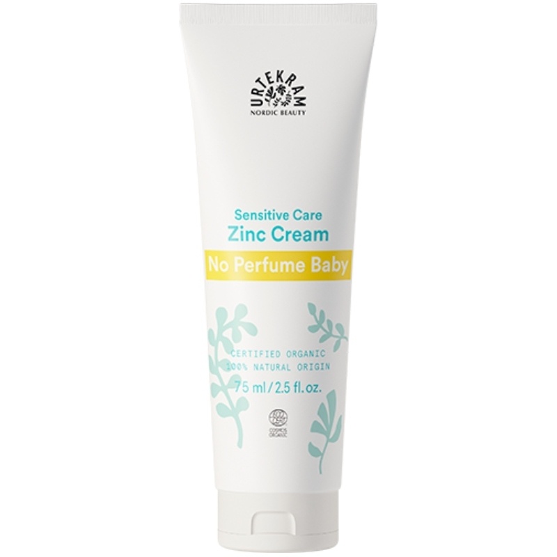 Urtekram No Perfume Baby Zinc Cream Sensitive Care 75 ml
