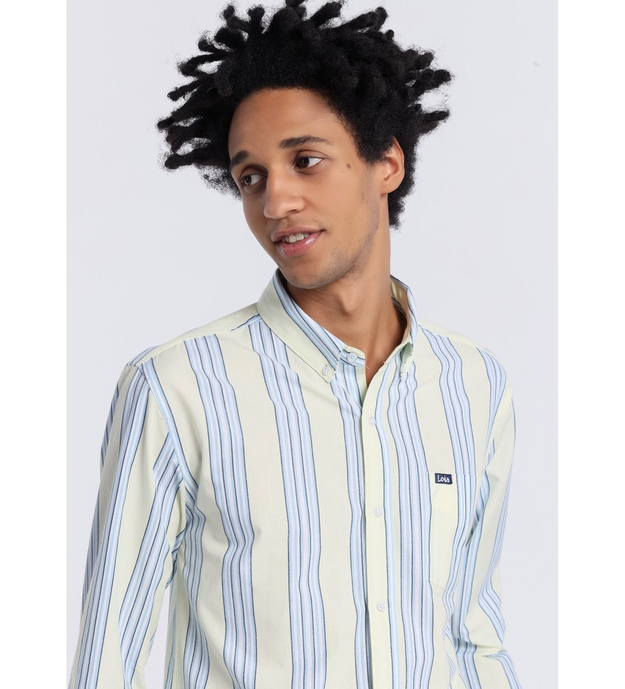 Camisa Lois Amarela de Manga Comprida