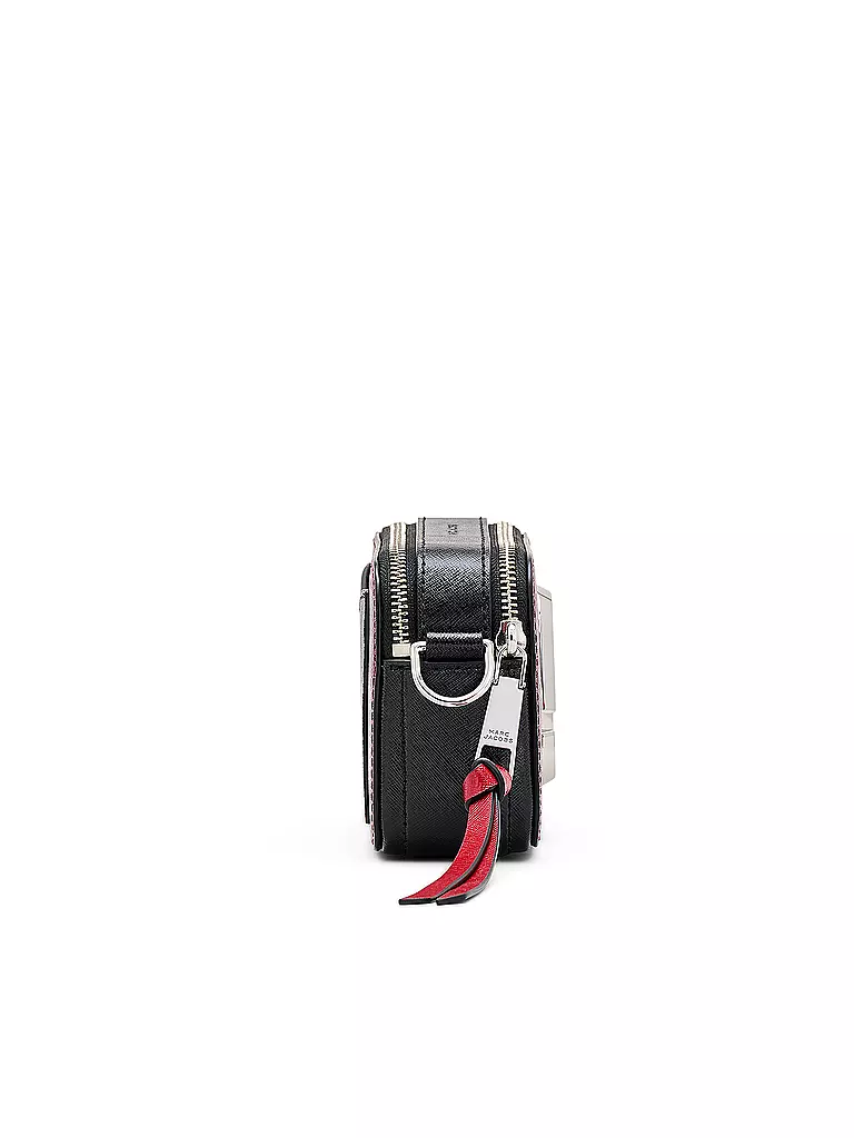 MARC JACOBS Ledertasche - Mini Bag THE SNAPSHOT  dunkelrot