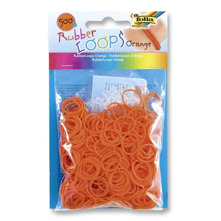 Folia Rubber Loops 500 Stück orange