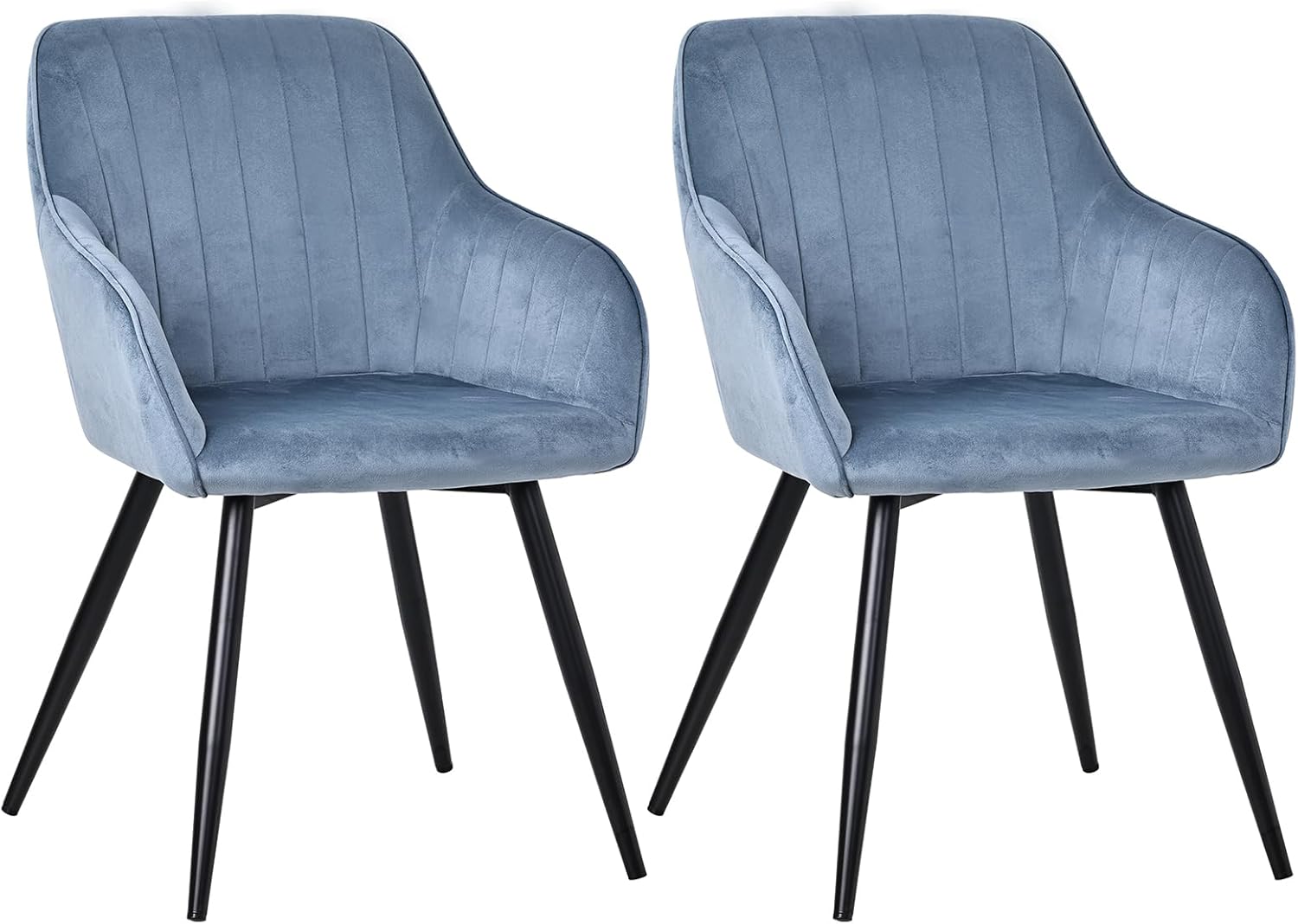 Esszimmerstühle 2er Set – Moderne ergonomische und Bequeme Stühle im skandinavischen Design – Für Esszimmer, Wohnzimmer und Büro