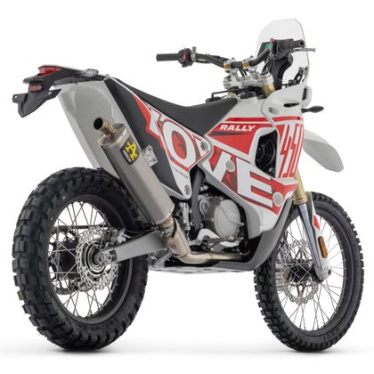 Silencieux Arrow indy race Titane embout inox - Gris