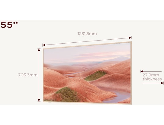 TCL - TV QLED 4K 139 cm 55A300W QLED Galerie d'art