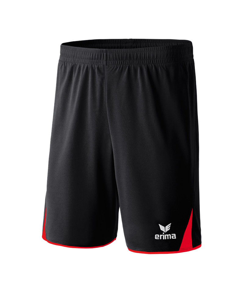 Erima 5-Cubes Short Schwarz Rot