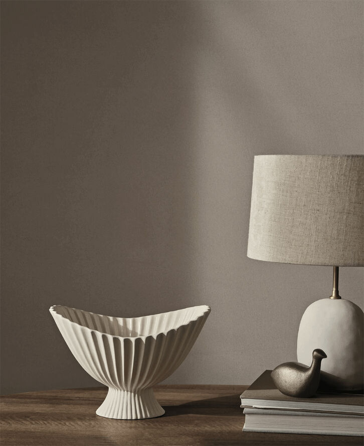 ferm LIVING Fountain Bowl - 28 - Off-white Off-white