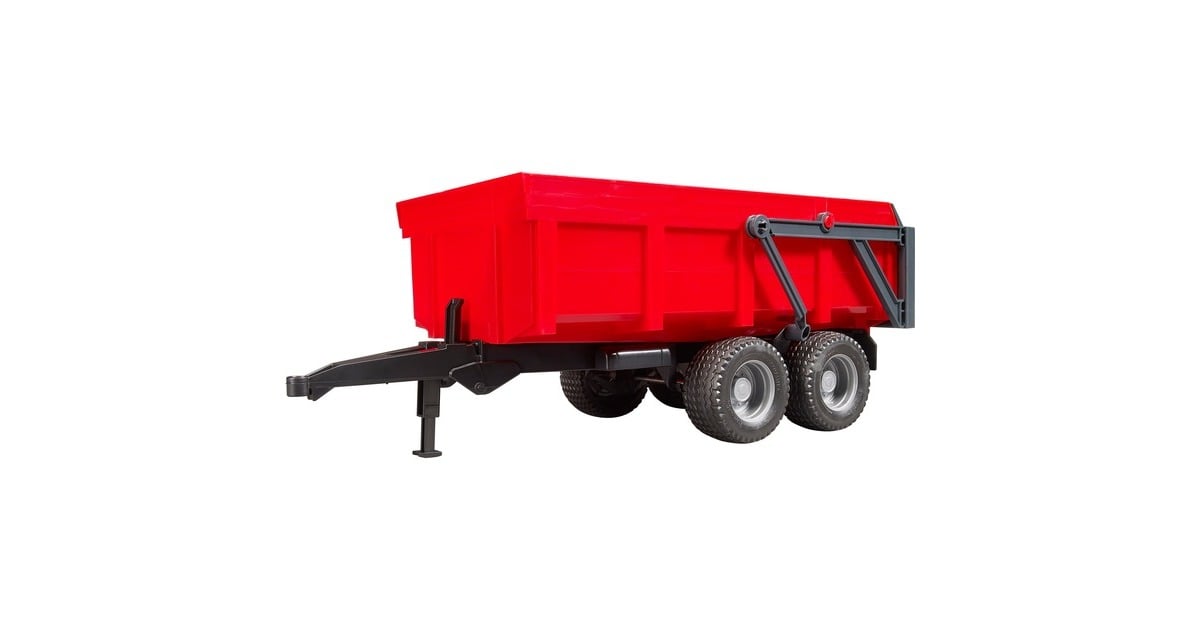 bruderKieptrailer Rood Modelvoertuig  (02211)