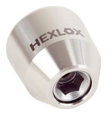 Ecrou de Remplacement Hexlox HexNut pour Insert Hexlox 6mm Argent