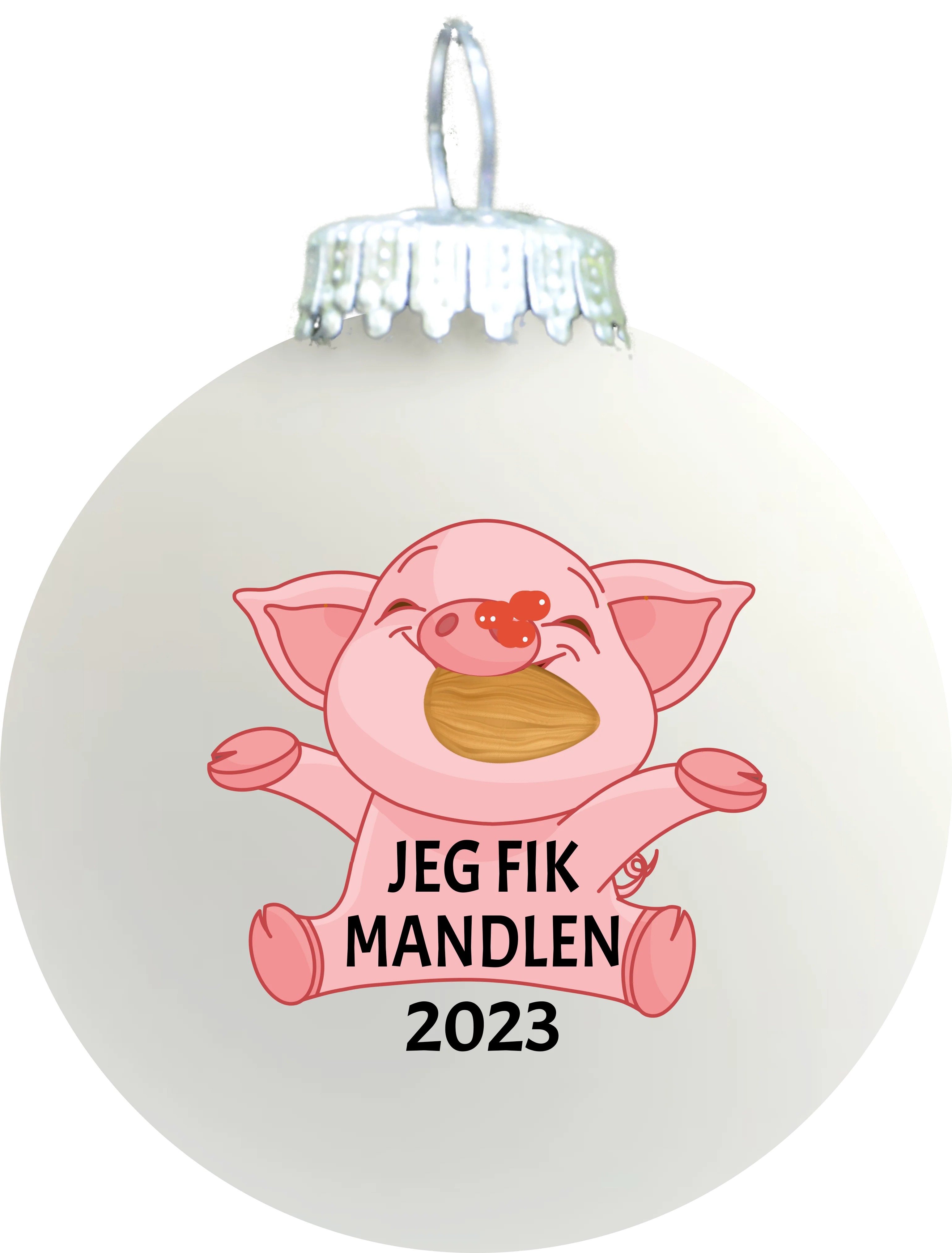 Rolsted Copenhagen  Jeg fik mandlen 2023 julekugle