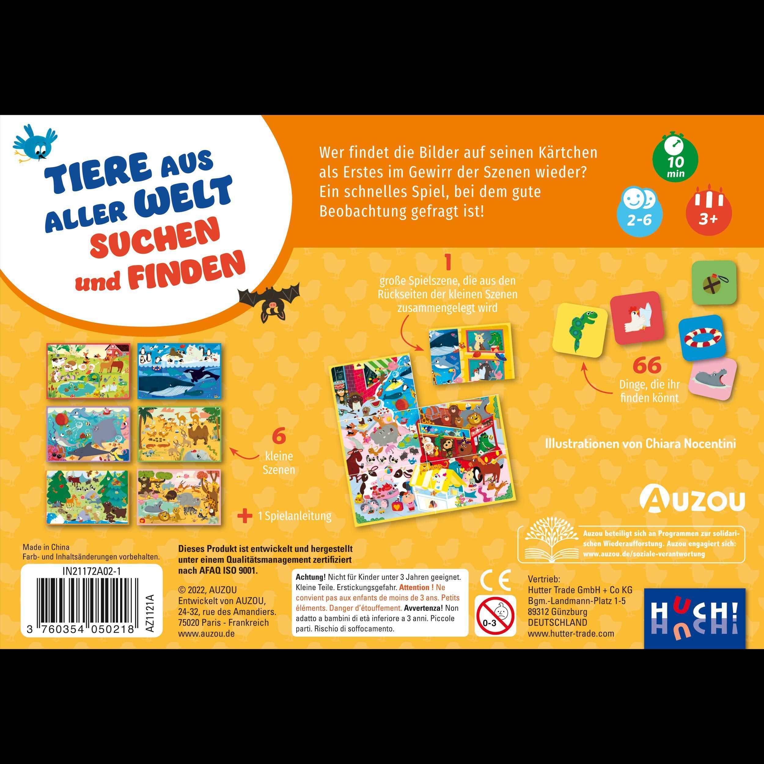 Tiere aus aller Welt suchen und finden (Spiel)