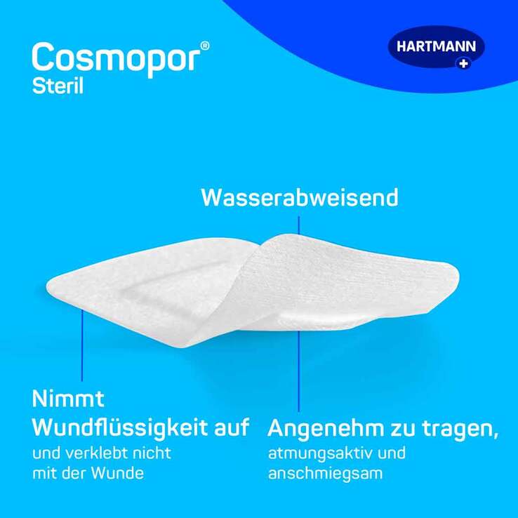 cosmopor® steril Wundverband 10 cm x 8 cm, 5 St
