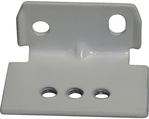 Wandbeugelbevestiging van aluminium, wit