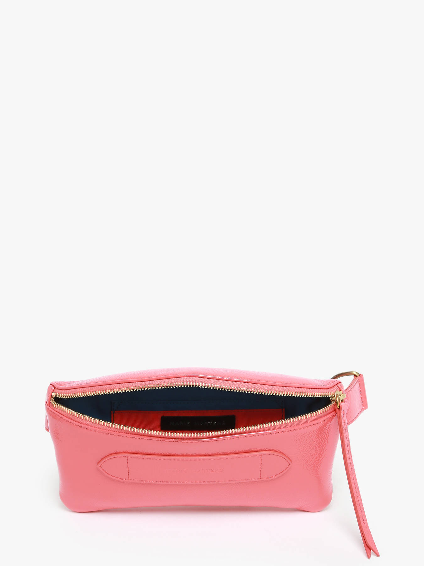 Sac ceinture Coachella cuir vernis froiss MARIE MARTENS