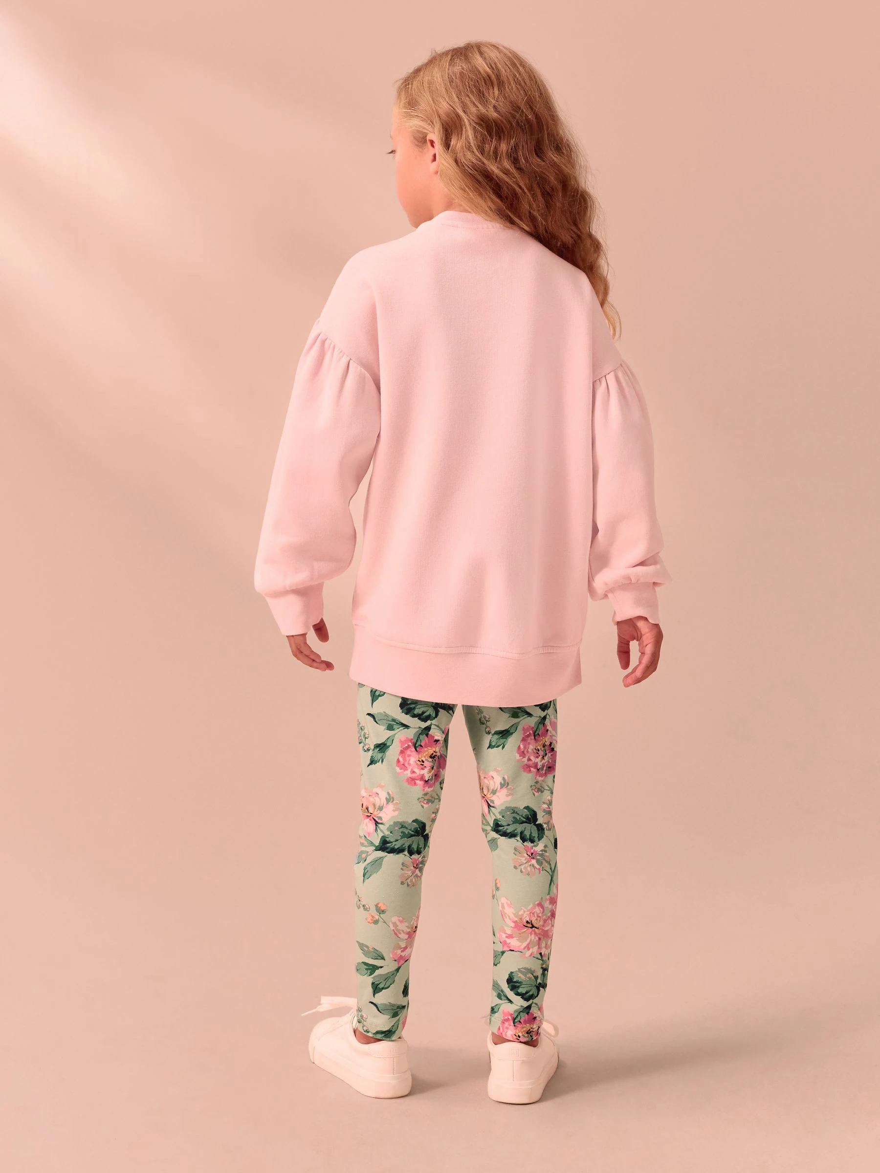 Roze/groen - Laura Ashley Sweatshirt and Leggings Set