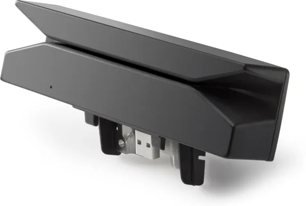 HP RP9 Integrated Dual Head MSR - Magnetisk kortlæser - USB 2.0 - HP sort - for RP9 G1 Retail System 9015, 9018, 9118