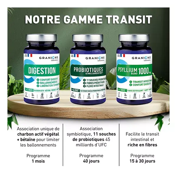 Granions Probióticos para Equilíbrio da Flora Intestinal - 40 Cápsulas
