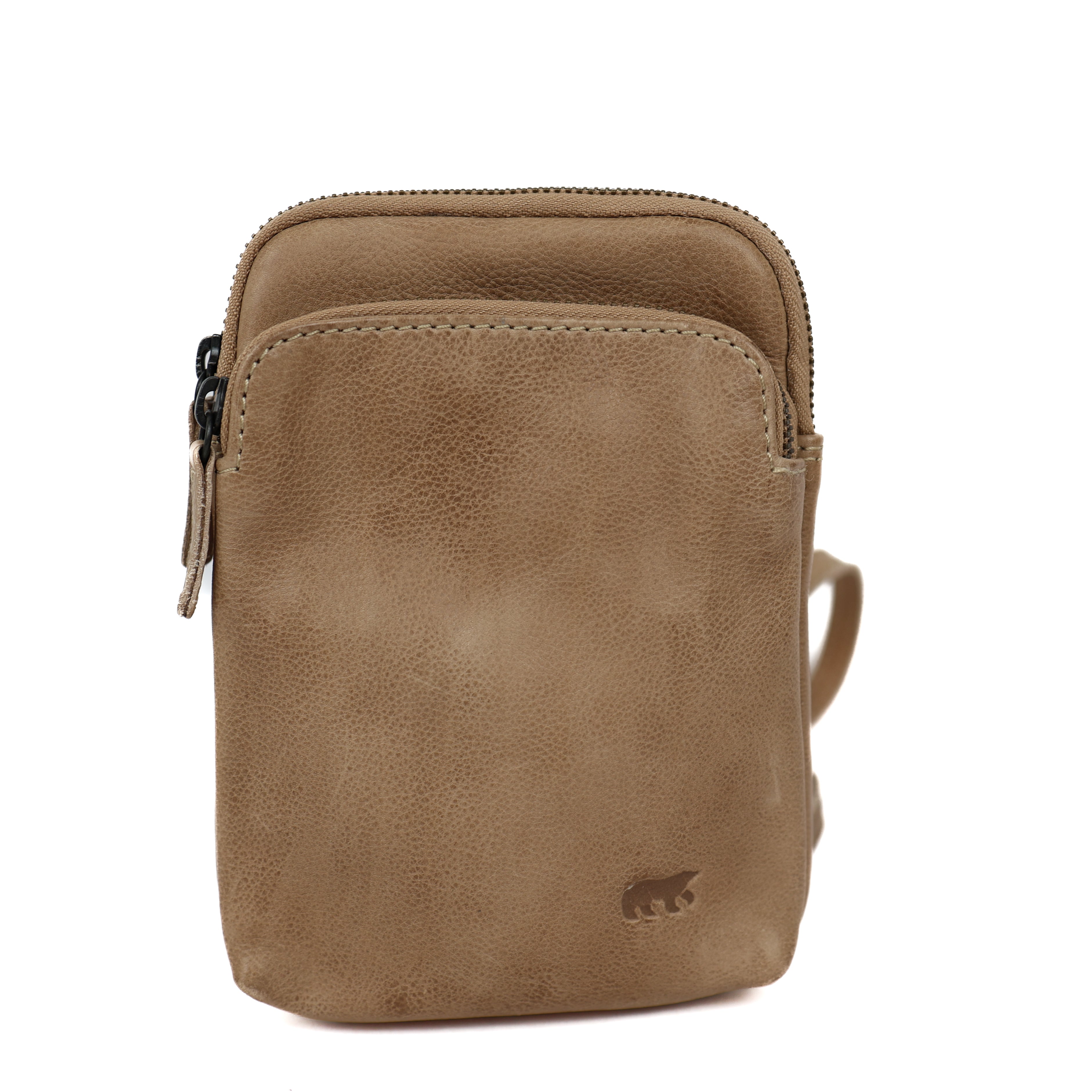 Telefoontasje 'Jack' beige BEIGE