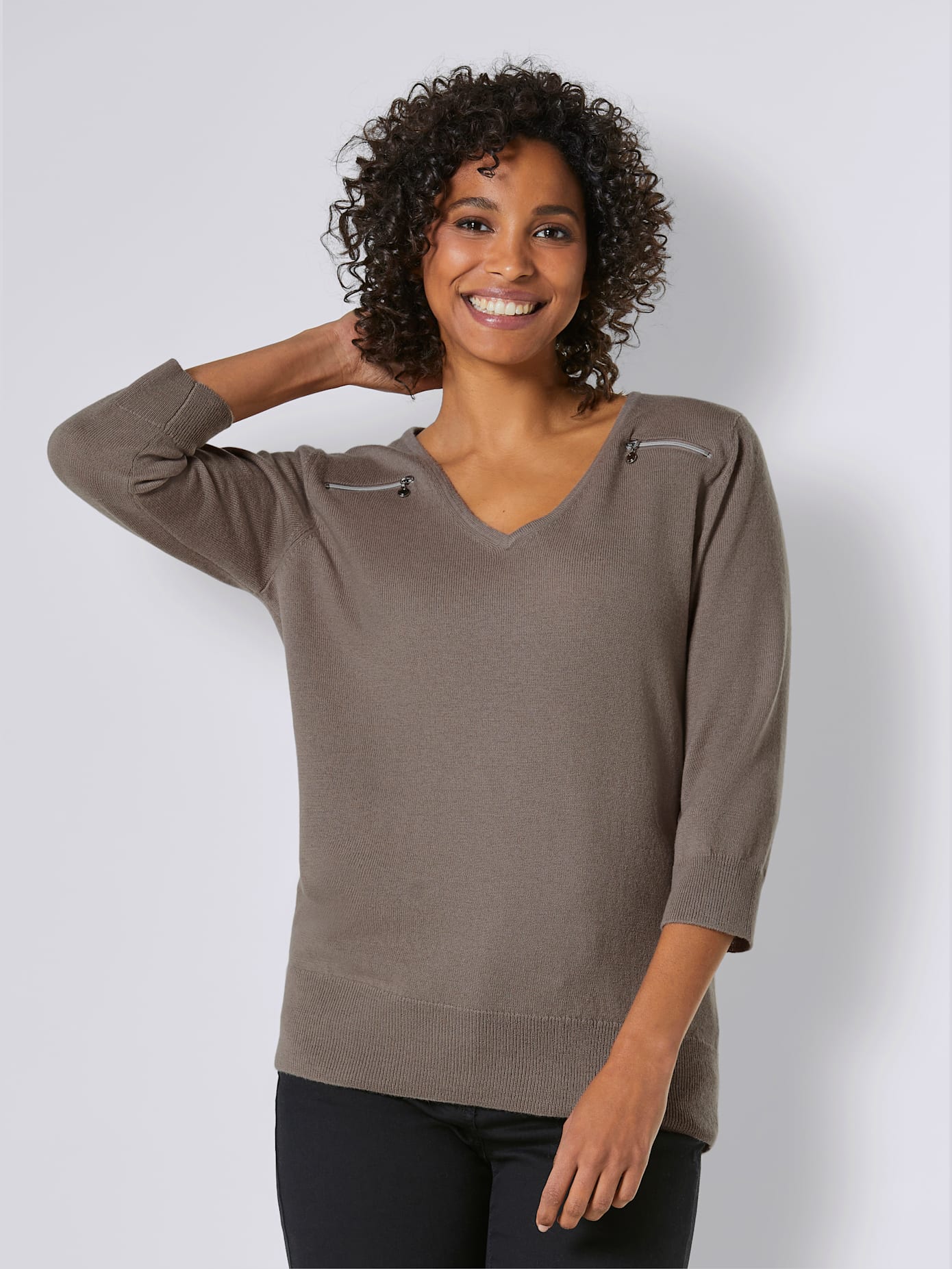 Pull en cachemire et mérinos produit naturel d'exception
