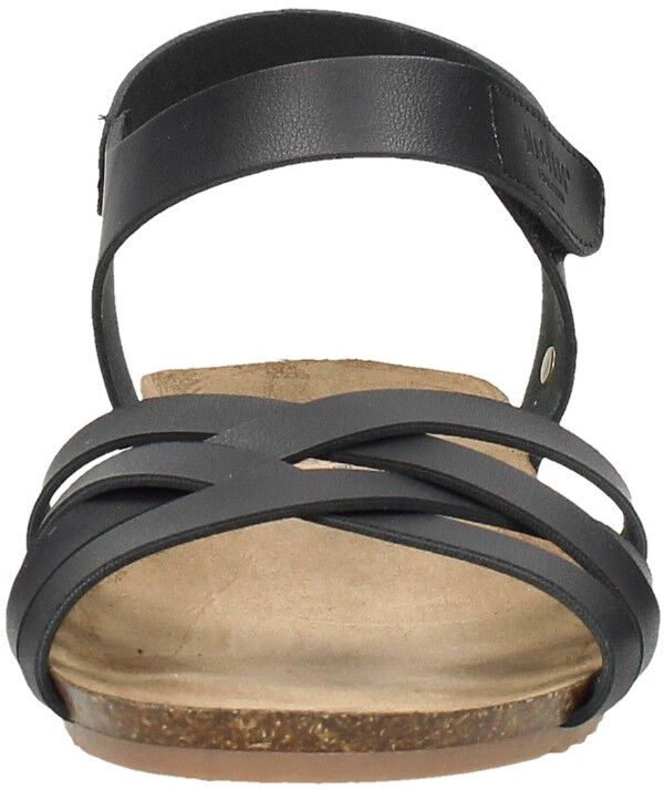 Mustang Sandalen Plat zwart