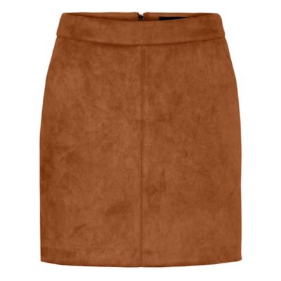Jupe femme Vmdonnadina Fauxsuede VERO MODA