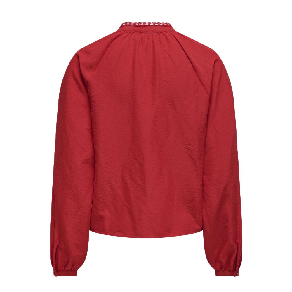 JDY Blouse Manches Longues Rouge Femme JDY Loli