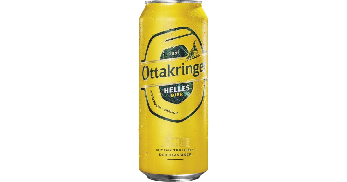Ottakringer Helles Bier 0,5 Liter Dose (Einweg)