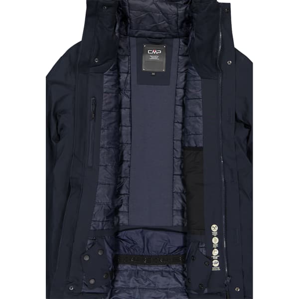 Veste de ski CMP MAN JACKET FIX HOOD BLACK