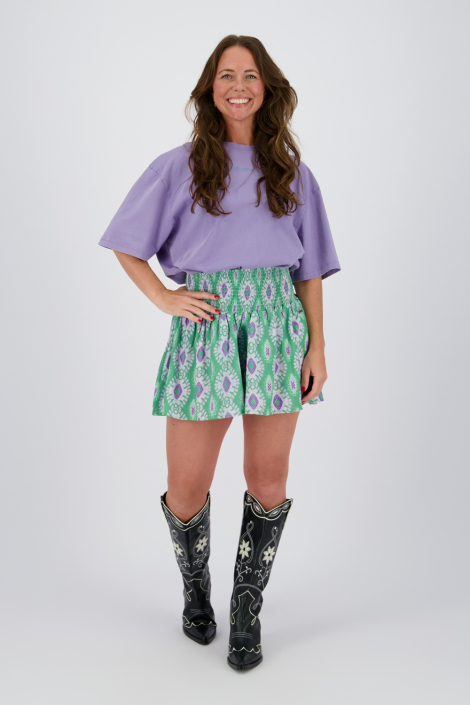 Raizzed groene dames korte broek
