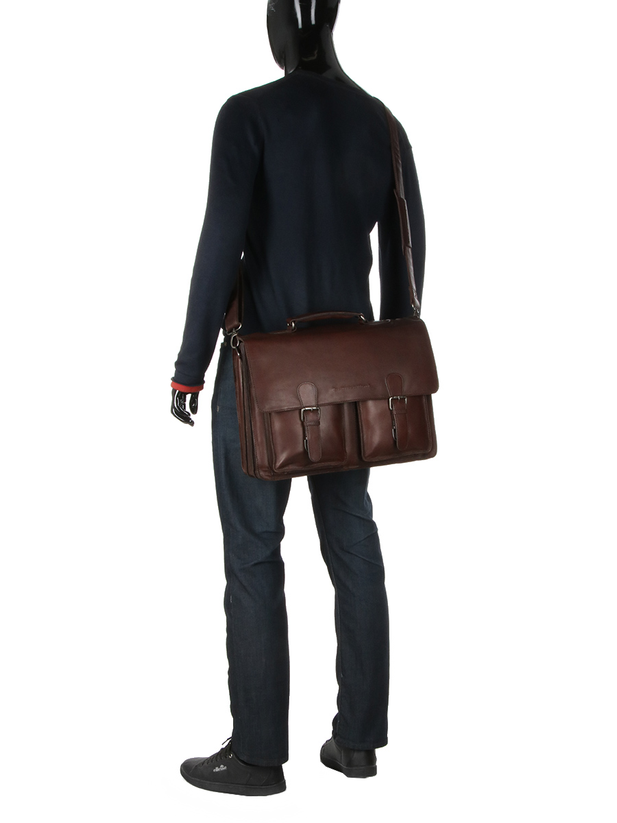 Cartable ordinateur The Chesterfield Brand Lisbon 15 pouces