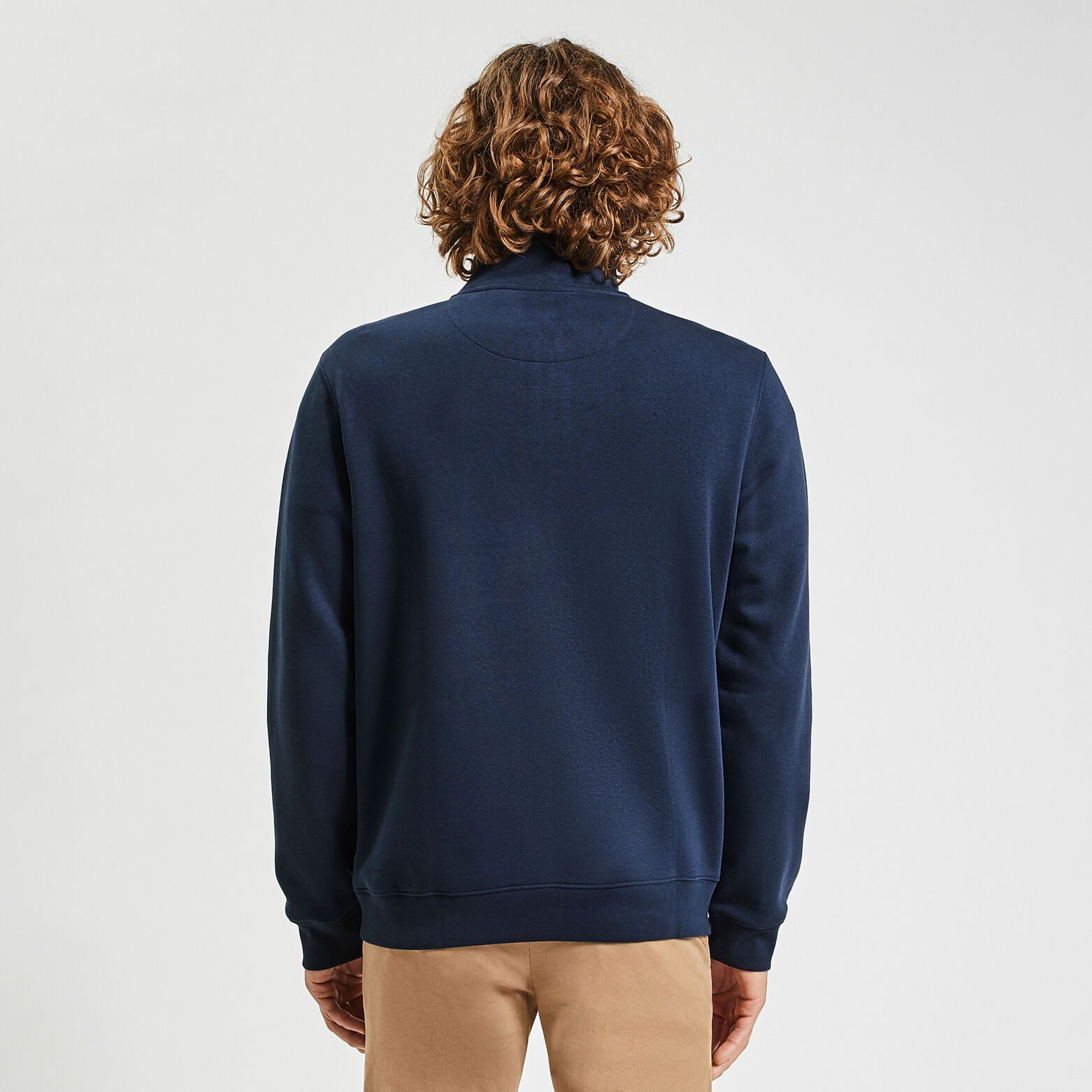 Sweat zip licence France rugby Bleu foncé