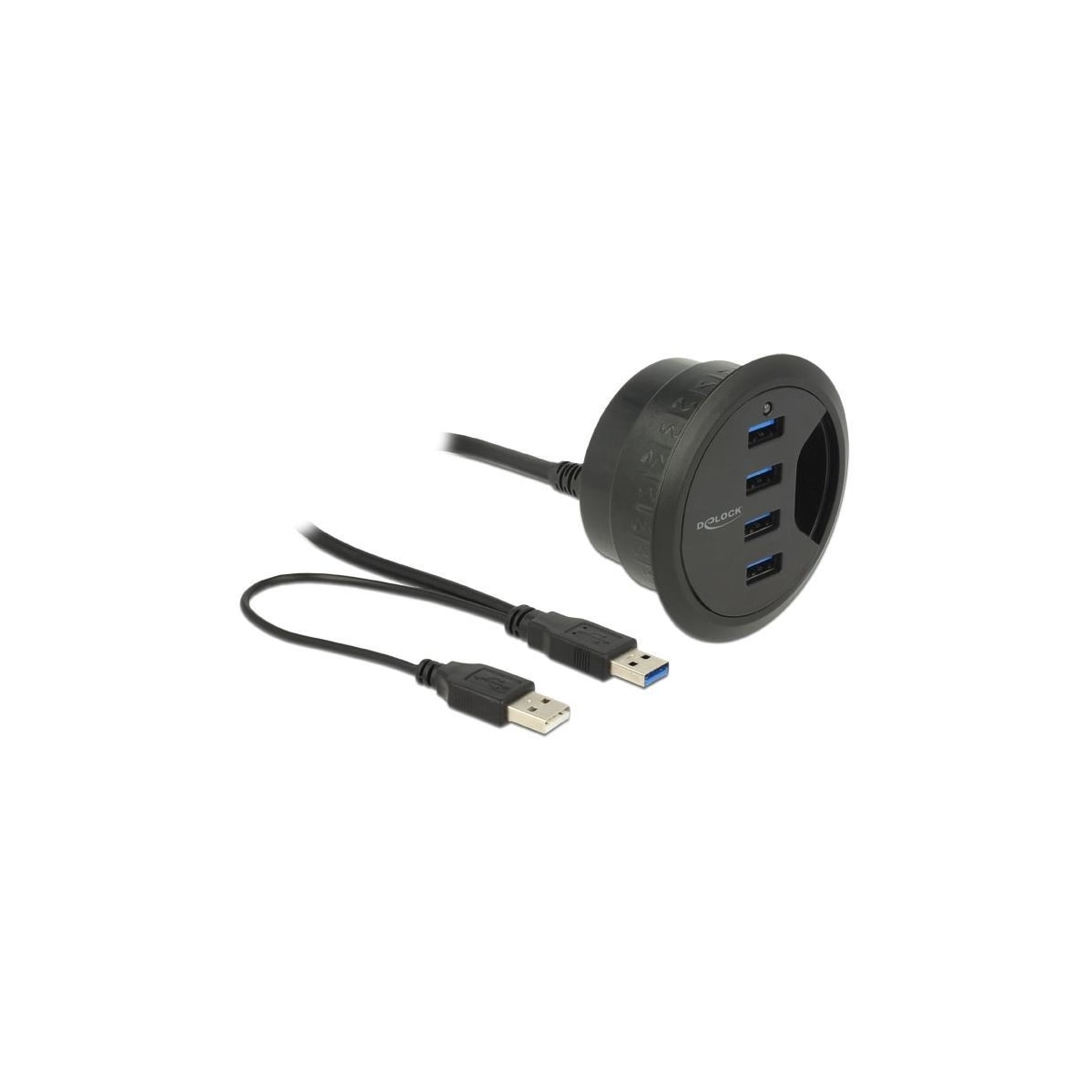 Delock In-Desk Hub 4 Port USB 3.0