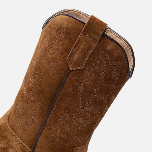 Clic! Cowboylaarzen cognac Leer