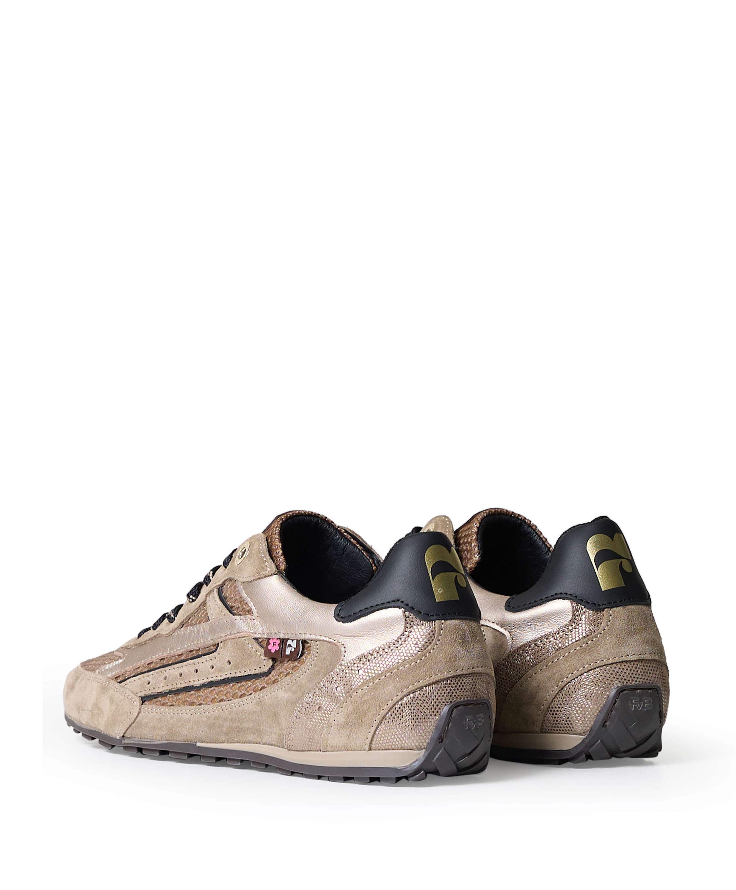 Floris van Bommel dames sneakers goud