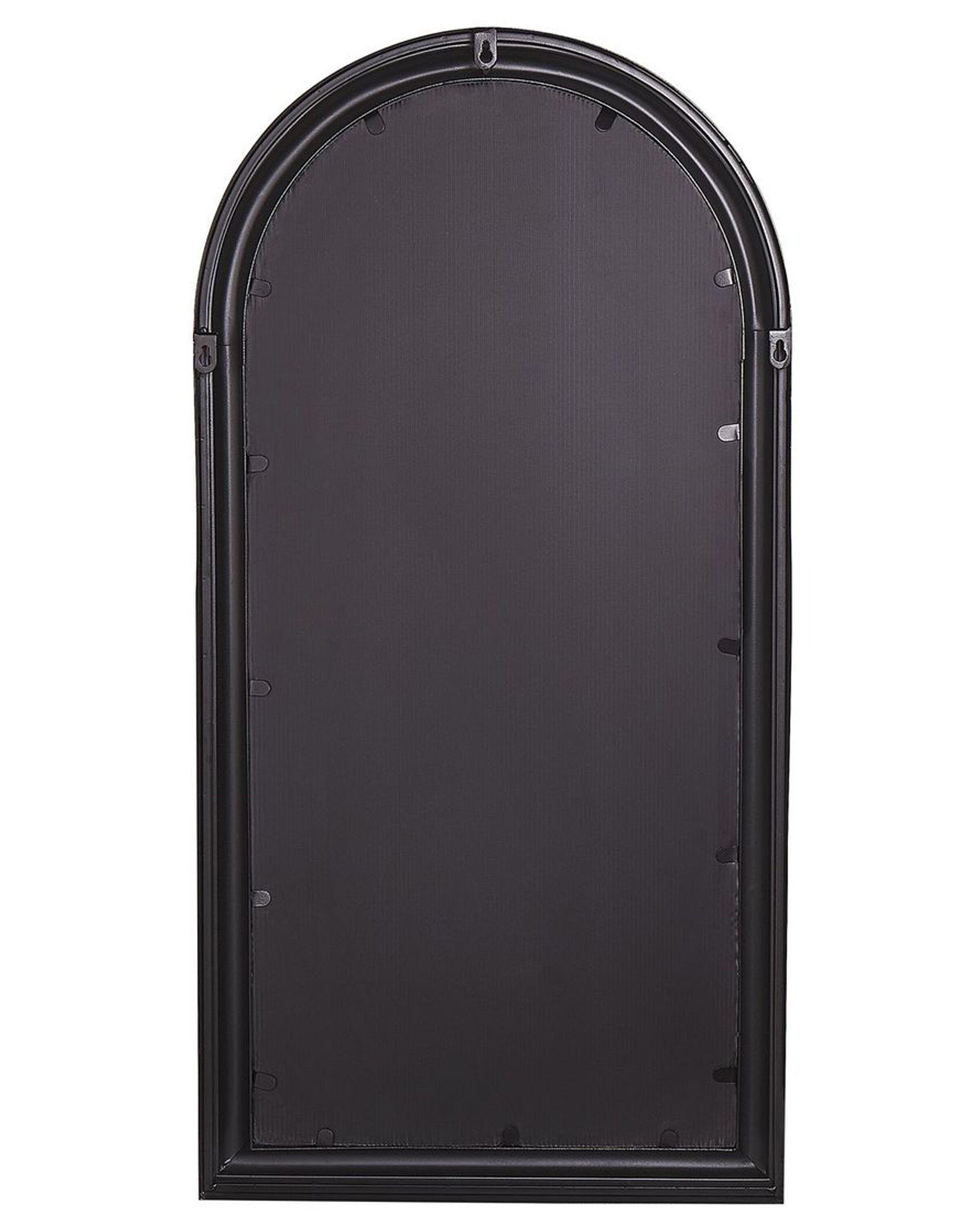 Wandspiegel CAMPEL 49 cm 97 cm Metaal Zwart
