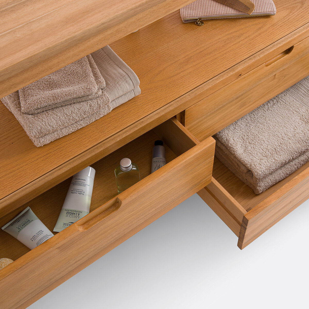 LA REDOUTE INTERIEURS<br>Móvel duplo de acácia L130cm, Cheira
