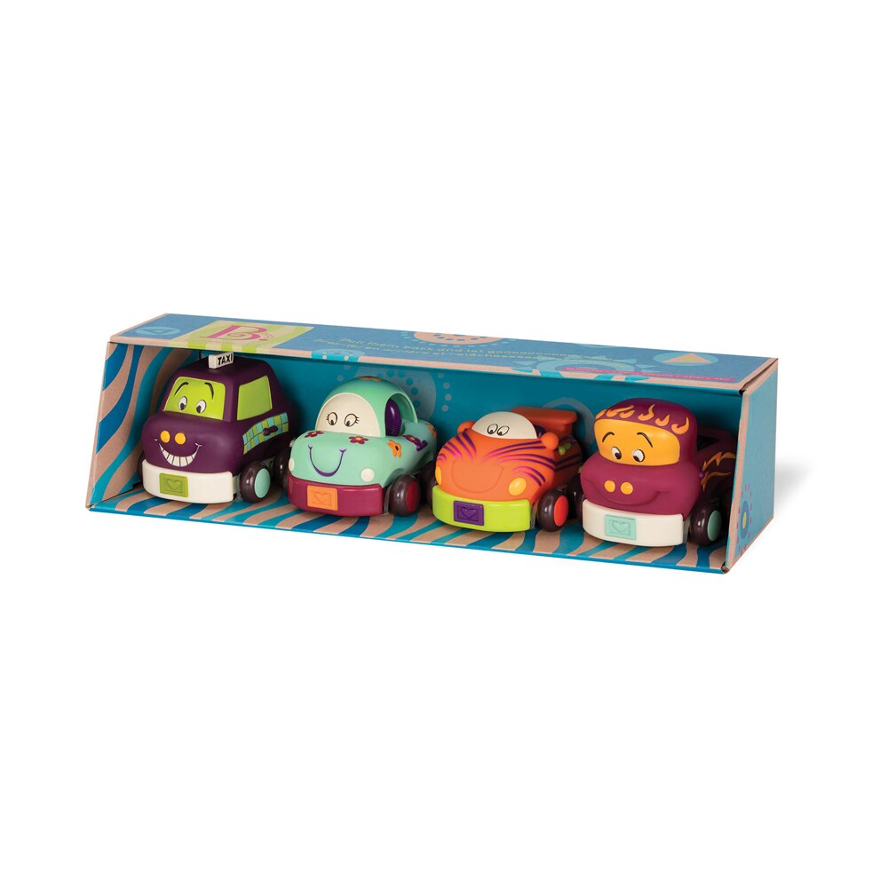 B.TOYS B. Wheeee-ls Aufziehbare Fahrzeuge