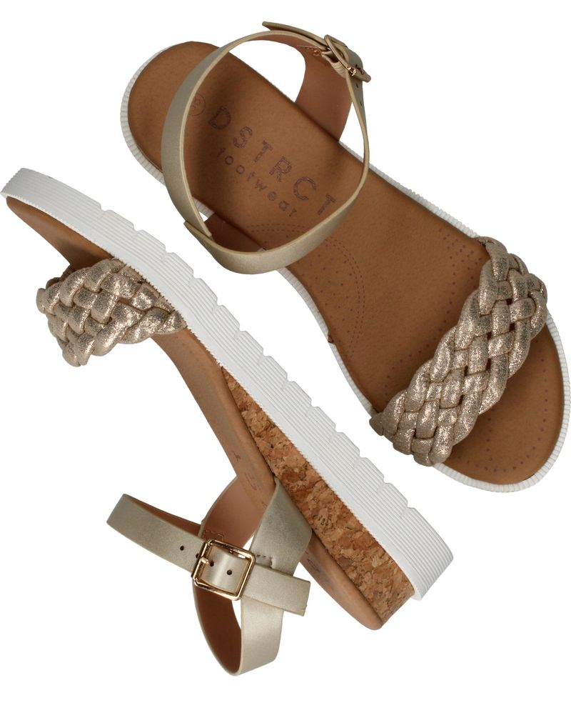 DSTRCT Sandalen Goud Dames