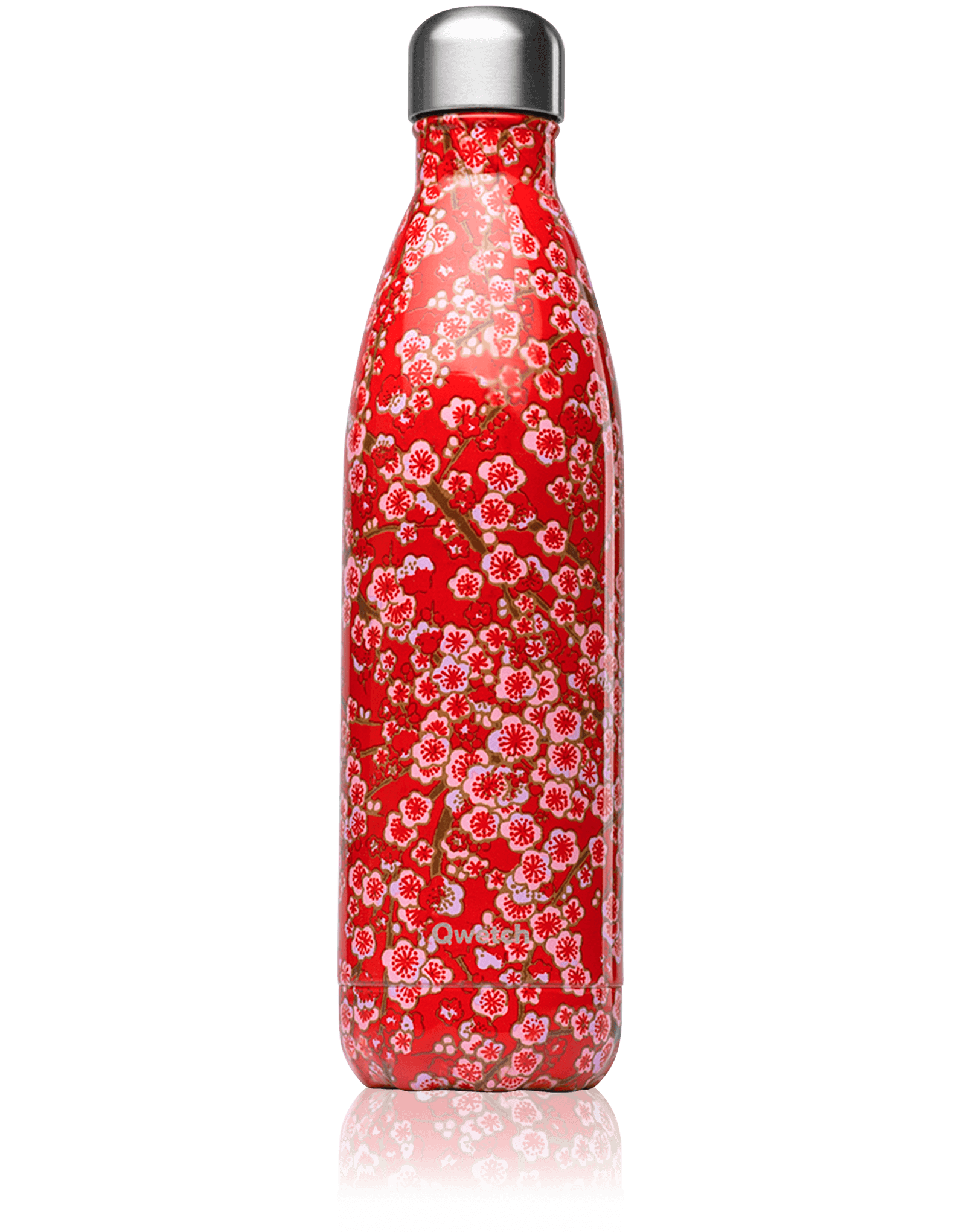 Bouteille isotherme 75Cl-QWETCH Motif Flower Rouge