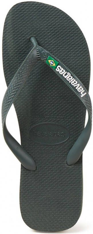 Havaianas Teenslippers Brasil Logo zomerschoen slippers poolslides met logo-opschrift