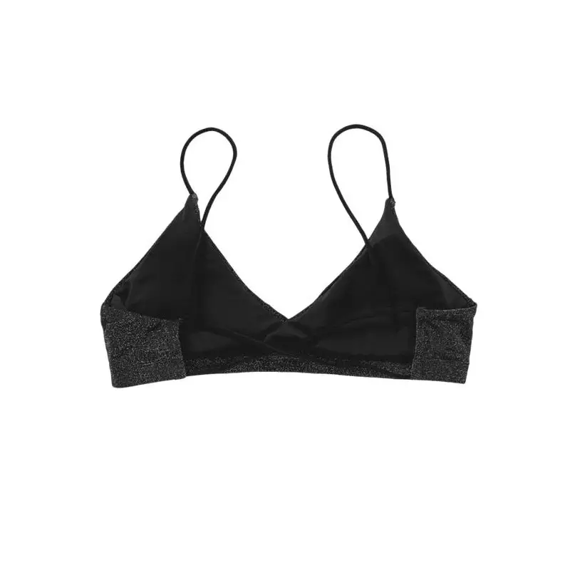Bikini top MYSTIC Bruna Black / Glitter