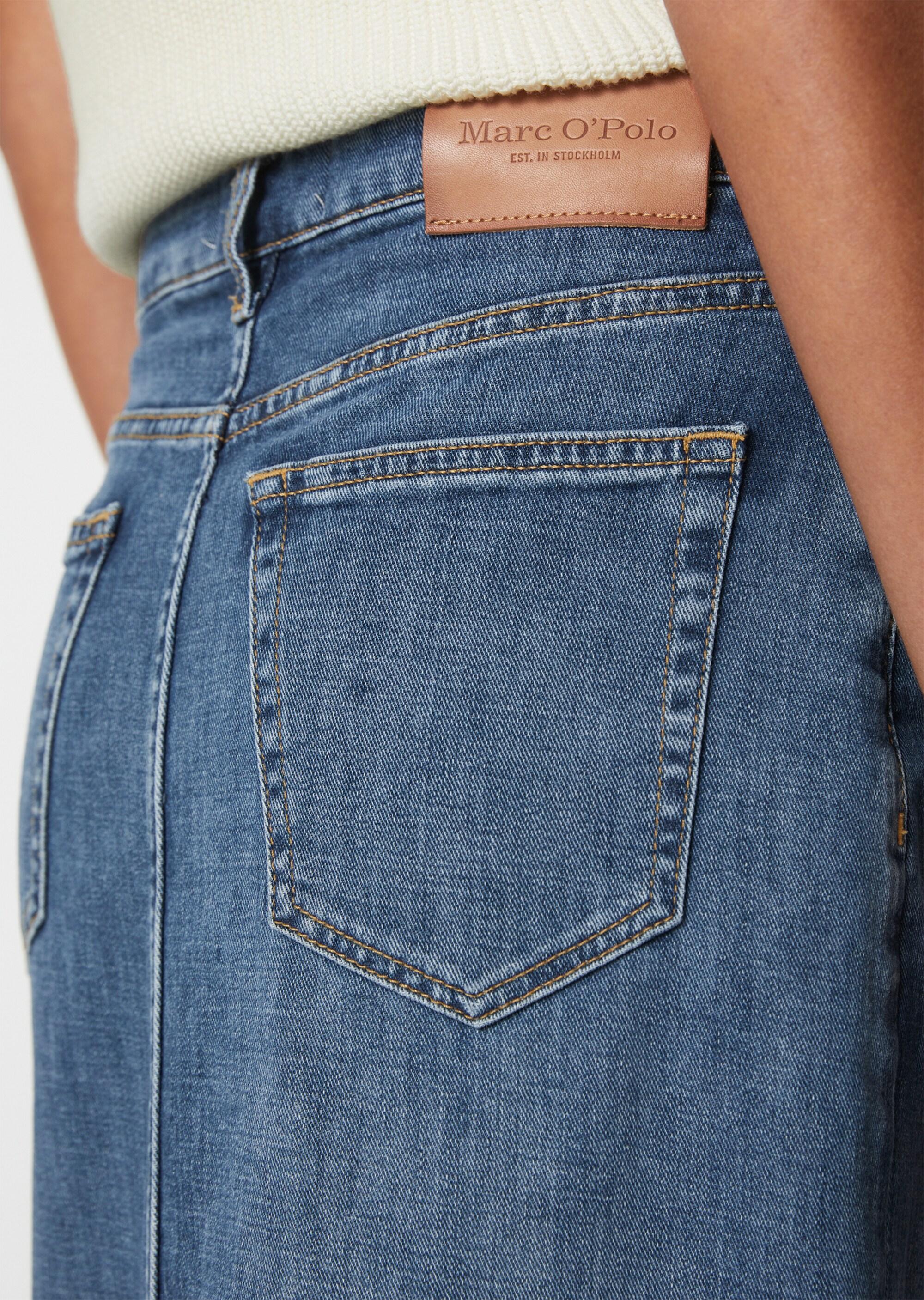 Jeansrock regularaus Organic Cotton-Stretch