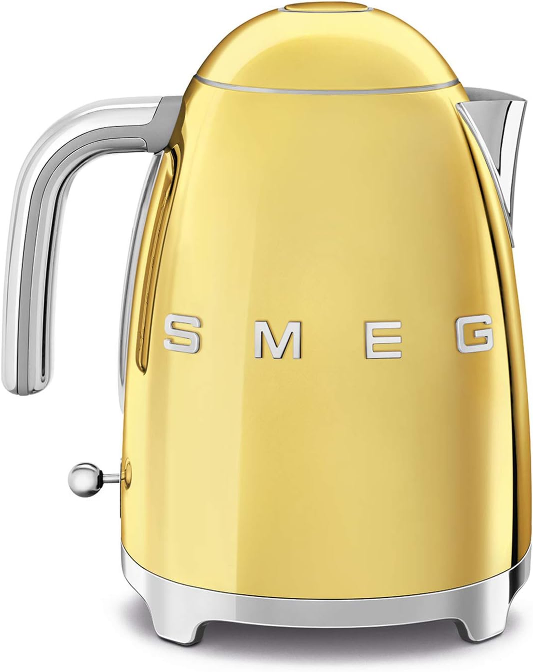 Smeg, Bouilloire Électrique KLF03PGEU 1,7 L, Filtre Anticalcaire Lavable, Arrêt Automatique de Sécurité, Indicateur de Niveau d'Eau, Base Antidérapante, Range Cordon, Puissance 2400W, Vert d'Eau