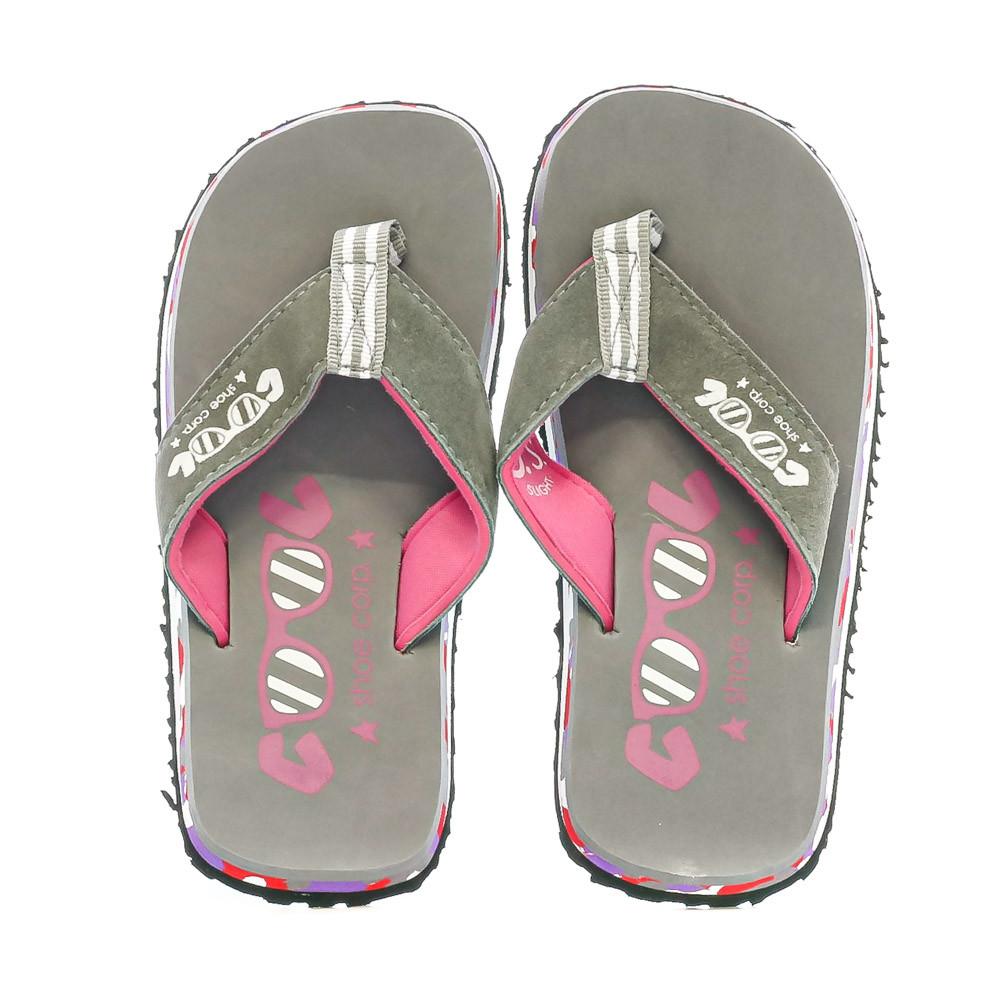 Cool Shoe Tongs Grise/Rose Fille Cool Shoe Eve Slight