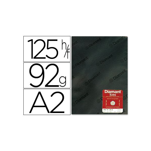 Diamant Papel Vegetal DIN A2 92g 125 Folhas